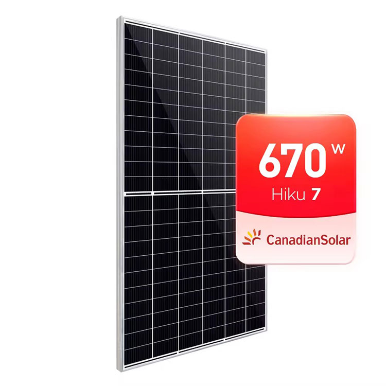 Canadian solar panel 670w