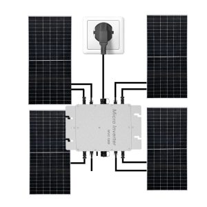 2000 watt solar panel with micro inverter