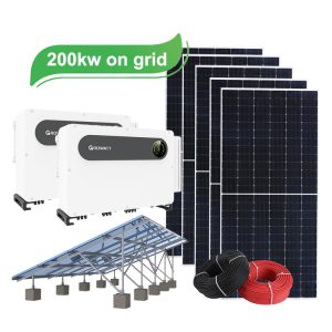 200kw on grid solar system
