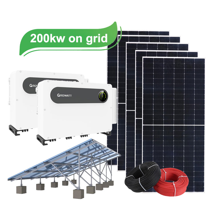 200kw on grid solar system