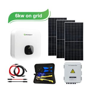 6kw on grid solar system