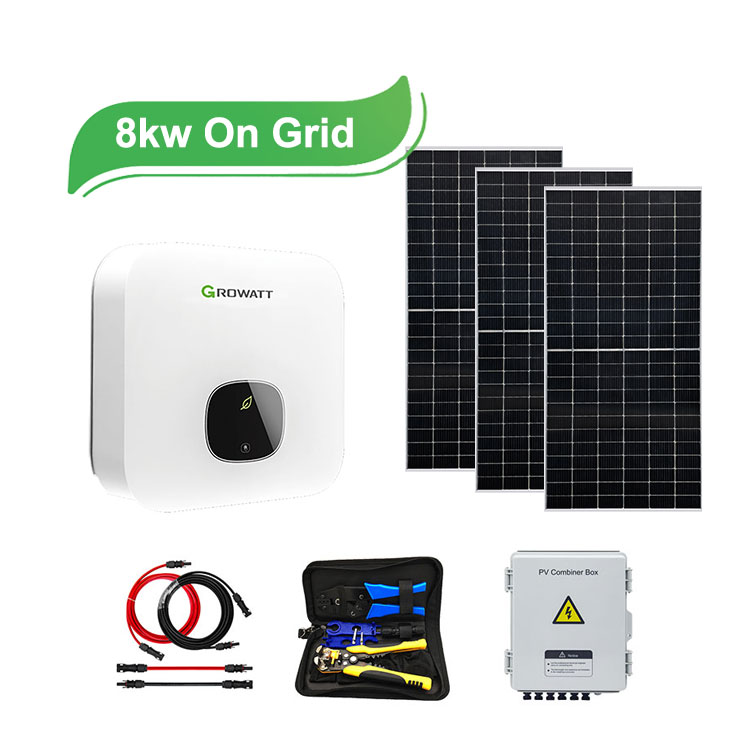 8KW On Gird Solar Power System - JMHPOWER