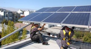 solar panel install