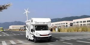 RV with wind turbine