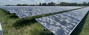 Solar Panels in Hail Storm