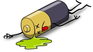 battery discharge warning