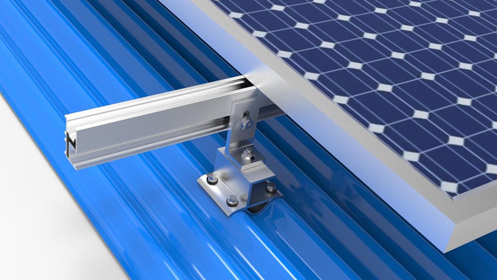 install solar panel on metal roof