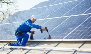 solar panel install