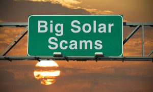 solar panel scams