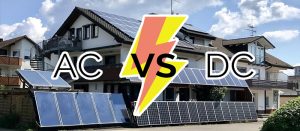 AC vs. DC in solar system