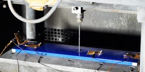 Lithium battery puncture test