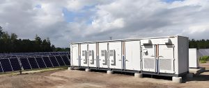 Solar battery storage