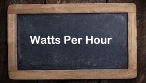 Watts Per Hour Calculator