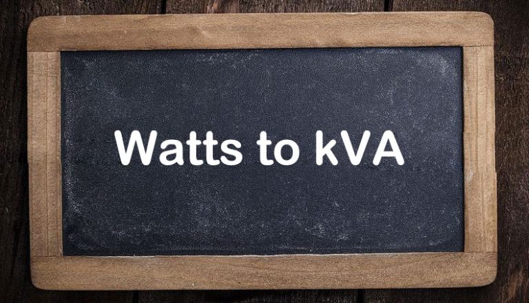 Watts to kVA Calculator - JMHPOWER