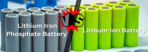 lithium iron phosphate battery vs lithium ion