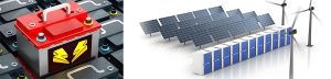 solar battery vs normal battery