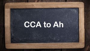 cca to ah