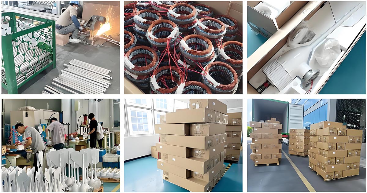 500W 600W 800W Horizontal Axis Wind Turbine Production Real-shot