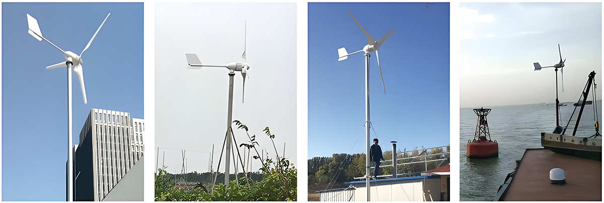 500W 600W 800W Horizontal Axis Wind Turbine Relevant Cases