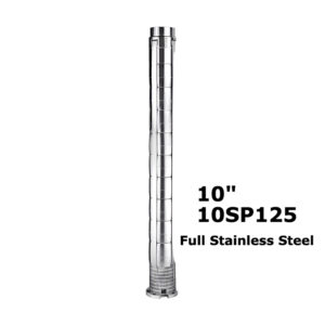 10 Inch Full Stainless Steel Deep Well Water Pump 10SP125