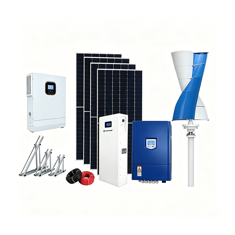 5KW Wind Turbine and Solar Panel Hybrid Power System