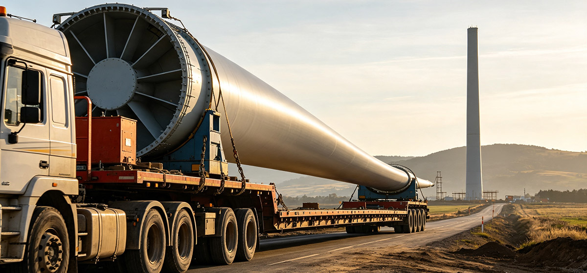 How to Transport Wind Turbine Blades