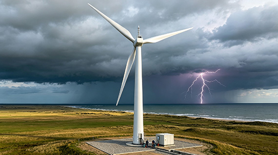 Lightning Protection System for Wind Turbines