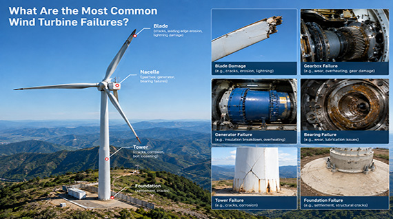 Common Wind Turbine Failures