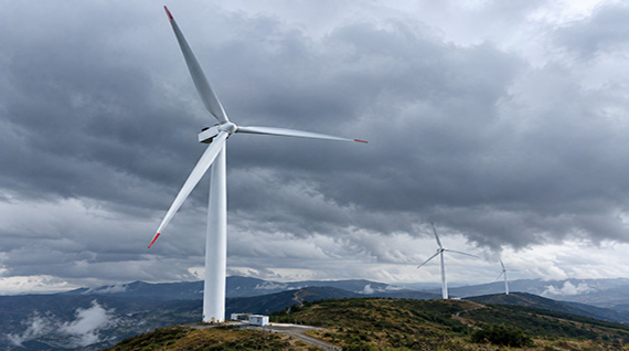Wind Turbines Shut Down in High Winds